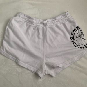 Gymshark white lounge shorts 🤍